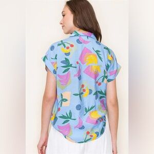 VRG GRL Fruit Pattern Short‎ Sleeve Shirt